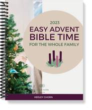 Load image into Gallery viewer, Family Advent Readings 2023 | Family Advent Devotional | Easy Advent Bible Time for the Whole Family Spiral-look image