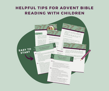Load image into Gallery viewer, Family Advent Devotional | Family Advent Readings 2024 | Advent Bible Passage Instructions for Reading the Bible Aloud with Kids