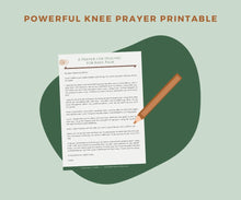 Load image into Gallery viewer, Knee Prayer Printable for Knee Pain
