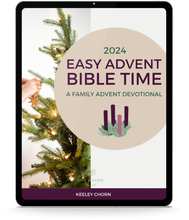 Load image into Gallery viewer, Family Advent Devotional | Family Advent Readings 2024 | Easy Advent Bible Time for the Whole Family | Advent Bible Passages Devotional Digital Image
