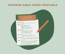 Load image into Gallery viewer, Self-care Bible verse printable