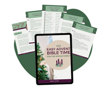 Load image into Gallery viewer, Family Advent Readings 2023 | Advent Bible Passages and Instructions for Family Advent Devotional 
